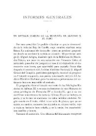 Portada:Un detalle curioso de la biografía de Alfonso X el Sabio / Antonio Ballesteros y Beretta