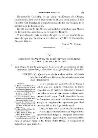 Portada:Comisión Provincial de Monumentos Históricos y Artísticos de Castellón [Acta de la sesión del 20 de diciembre de 1918] / Juan B. Carbó Doménech