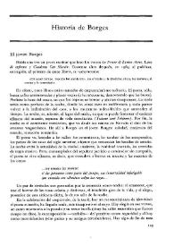 Portada:Historia de Borges / Blas Matamoro