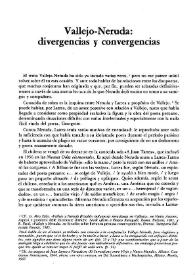 Portada:Vallejo-Neruda: divergencias y convergencias / Giusseppe Bellini