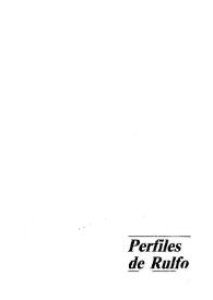 Portada:Perfiles de Juan Rulfo / Arturo Azuela