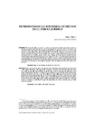 Portada:Representando la inferencia de hechos en el ámbito jurídico