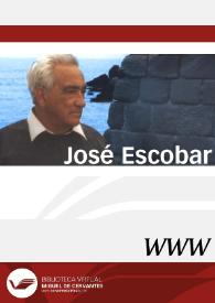 Portada:José Escobar / director Enrique Rubio Cremades