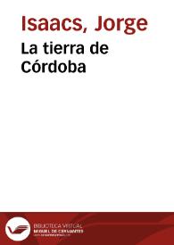 Portada:La tierra de Córdoba