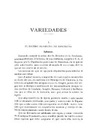 Portada:El escudo provincial de Barcelona / Juan F. Riaño