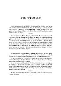 Portada:Noticias. Boletín de la Real Academia de la Historia, tomo 78 (enero 1921). Cuaderno I