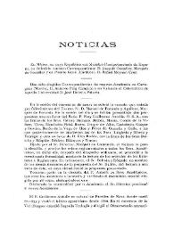 Portada:Noticias. Boletín de la Real Academia de la Historia, tomo 78 (febrero 1921). Cuaderno II