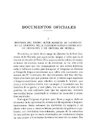Portada:Discurso del Excmo. Sr. Marqués de Laurencín en la apertura del II Congreso Hispano-Americano de Geografía y de Historia de Sevilla / el Marqués de Laurencín