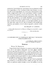 Portada:Los miembros del II Congreso de Historia y Geografía Hispano-Americanas, a su distinguido e ilustre Presidente, Excmo. Sr. Marqués de Laurencín