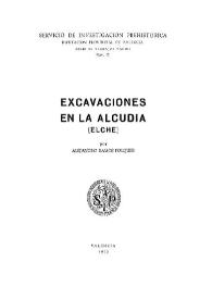 Portada:Excavaciones en la Alcudia (Elche)