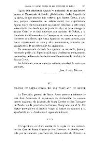 Portada:Iglesia de Santa Comba de San Torcuato de Bande / Vicente Lampérez