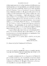 Portada:Acta de la sesión celebrada por la Comisión Provincial de Monumentos de San Sebastián el lunes 22 de agosto de 1921