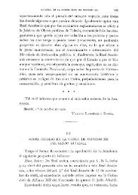 Portada:Sobre ingreso en la Orden de Alfonso XII del Sr. Altadill / Jerónimo Bécker