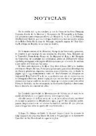 Portada:Noticias. Boletín de la Real Academia de la Historia, tomo 79 (noviembre 1921). Cuaderno V