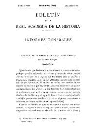 Portada:Las costas de Marruecos en la Antigüedad (Conclusión) [II] / por Antonio Blázquez
