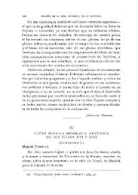 Portada:Datos para la biografía artística de los siglos XVI y XVII (continuación) [II] / Narciso Alonso Cortés