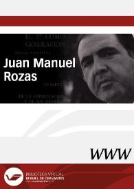 Portada:Juan Manuel Rozas