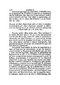 Portada:Parecer de don Jorge Juan sobre el relox o cronómetro inventado por Juan Harrison
