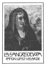 Portada:La sangre devota / Ramón López Velarde