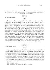 Portada:Documentos ribagorzanos de tiempos de Ludovico Pío y Carlos el Calvo [II] (XXVII-LXI) / Manuel Serrano y Sanz