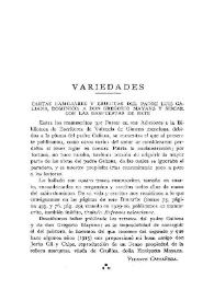 Portada:Cartas familiares y eruditas del padre Luis Galiana, dominico, a don Gregorio Mayans y Siscar, con las respuestas de éste / Vicente Castañeda