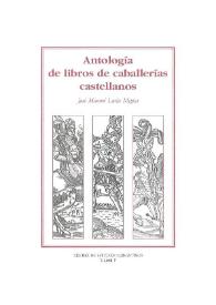 Portada:Antología de libros de caballerías castellanos