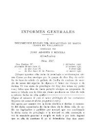 Portada:Documentos reales del monasterio de Santa Clara de Valladolid ordenados por Juan Agapito y Revilla (Conclusión) / Juan Agapito Revilla