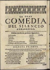 Portada:El silencio agradecido