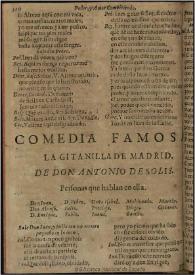 Portada:La gitanilla de Madrid [1671]