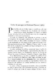 Portada:Carta de navegar de Matheus Prunes (1563) / Ángel de Altolaguirre