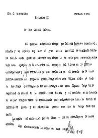 Portada:Marañón, Gregorio. 21 de diciembre de 1949