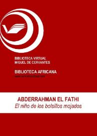 Portada:El niño de los bolsillos mojados / Abderrahman El Fathi; ed. Enrique Lomas López