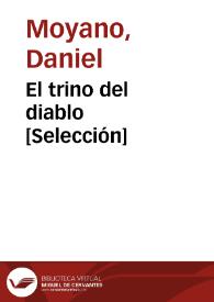 Portada:El trino del diablo [Selección] / Daniel Moyano