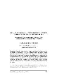 Portada:De la vanguardia a la visión: imágenes y modos de representación en la poesía de H. D. = From vanguard to vision: images and representing modes in H. D.'s poetry / Natalia Carbajosa Palmero