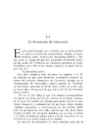 Portada:El Monasterio de Carracedo / Julio Puyol