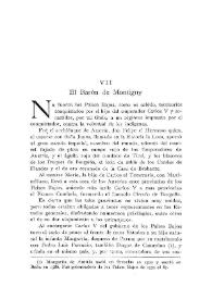 Portada:El Barón de Montigny / Fidel Pérez Mínguez