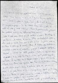 Portada:Carta de Asunción Balaguer a Francisco Rabal. Madrid, 17 de julio de 1958