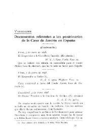 Portada:Documentos referentes a las postrimerías de la Casa de Austria en España [1698] (Continuación) / Príncipe Adalberto de Baviera y Gabriel Maura Gamazo