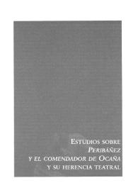 Portada:\"Peribáñez\" : valor y sentido de la comedia villanesca / Alberto Blecua