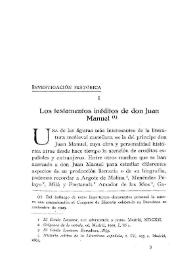 Portada:Los testamentos inéditos de don Juan Manuel / Mercedes Gaibrois de Ballesteros