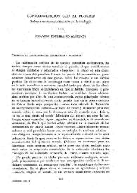 Portada:Confrontación con el futuro : Sobre una nueva situación en la teología / por Ignacio Escribano Alberca