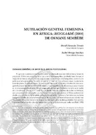 Portada:Mutilación genital femenina en África : Moolaadé (2004), de Osmane Sembèbe / David Almazán Tomás y Isabel Ortega Sánchez