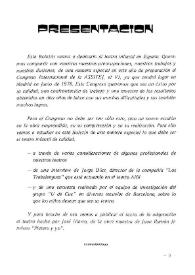 Portada:Boletín Iberoamericano de Teatro para la Infancia y la Juventud, núm. 7 (diciembre 1976). Presentación