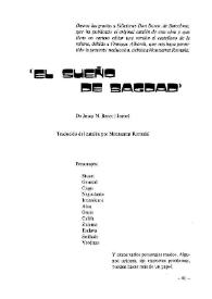 Portada:"El sueño de Bagdad" / De Josep M. Benet i Jornet; traducido del catalán por Montserrat Romañá