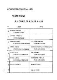 Portada:Programa definitivo del VI Congreso Internacional de la ASSITEJ