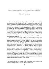 Portada:\"Nueva crónica y buen gobierno\" de Felipe Guaman Poma de Ayala (1615) / Roberto Viereck Salinas