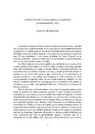 Portada:La "Divina Comedia" de Dante Alighieri, en la traducción de Bartolomé Mitre (1897) / Gabriela Paula Bekenstein