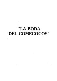 Portada:"La boda del comecocos" / por Fernando Almena