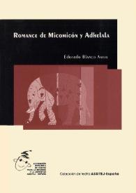 Portada:Romance de Micomicón y Adhelala (Farsa) / Eduardo Blanco-Amor