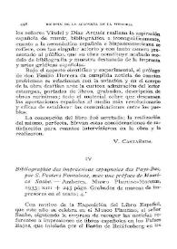 Portada:"Bibliographie des impressions espagnoles des Pays-Bas", par S. Peteers Fontainas, avec une préface de Maurice Saabe … / V. Castañeda